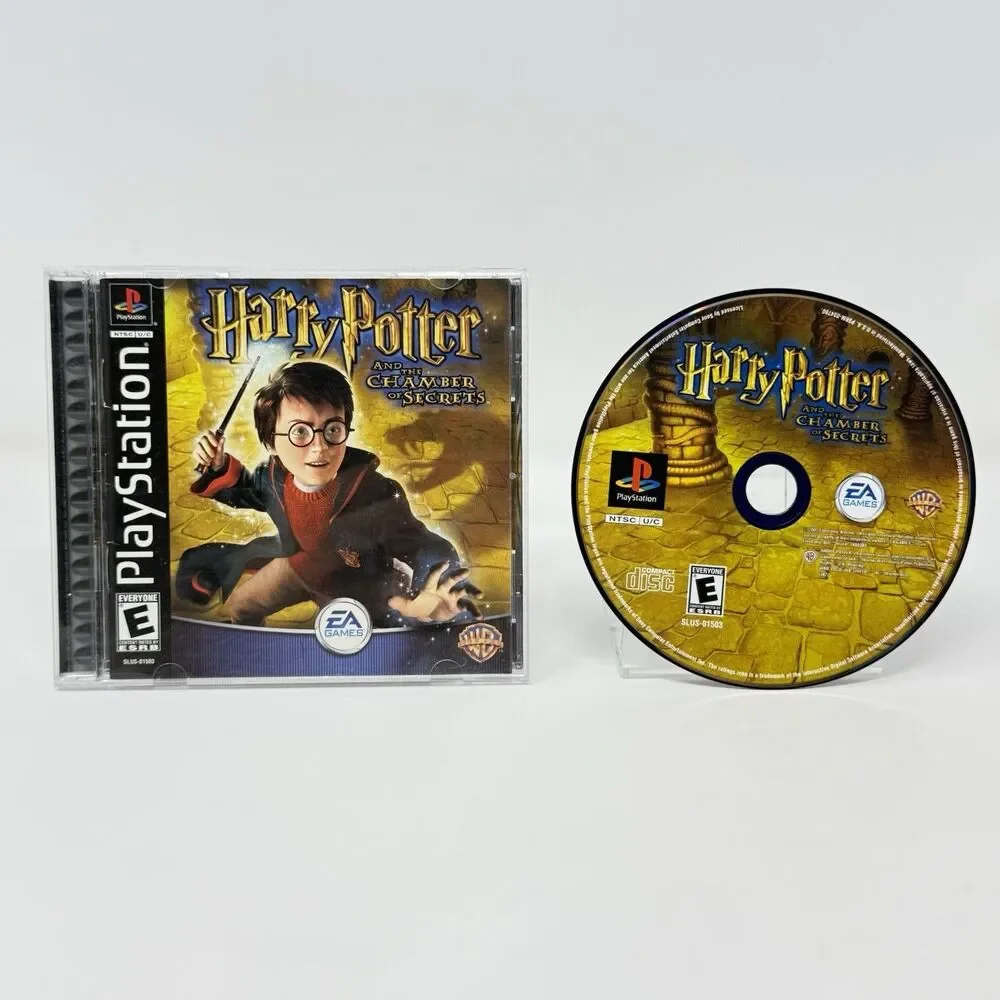 Harry Potter Chamber of Secrets Sony PlayStation PS1 Complete CIB Tested